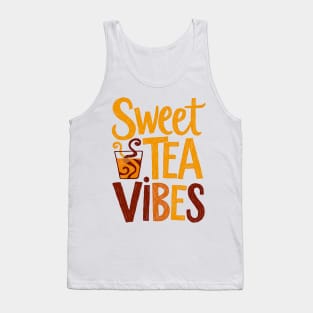 This retro-style sweet tea design is perfect for southern girls tea drinkers Tank Top